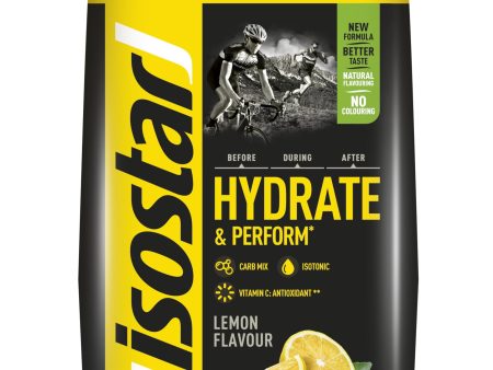 Isostar Hydrate & Perform, Bebida Electrolítica Isotónica de Limón, 1.5 kg, 37 raciones Embalaje Deteriorado (Cad: 31 01 2026) Fashion