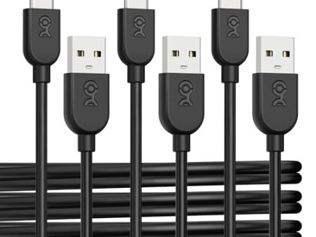 Cable Matters Paquete de 3 Cables USB C a USB A de 1,8m con Carga Rápida de 3A en Negro, Compatibles con iPhone 15 15 Pro 15 Plus, iPad Pro, Samsung Galaxy S23 Embalaje Deteriorado Fashion