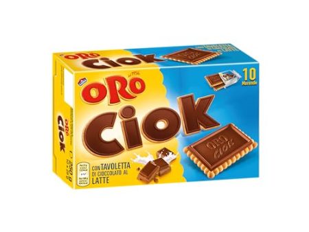 Oro Ciok Tableta de Chocolate con Leche, 10 x 25g Embalaje Deteriorado Online Hot Sale