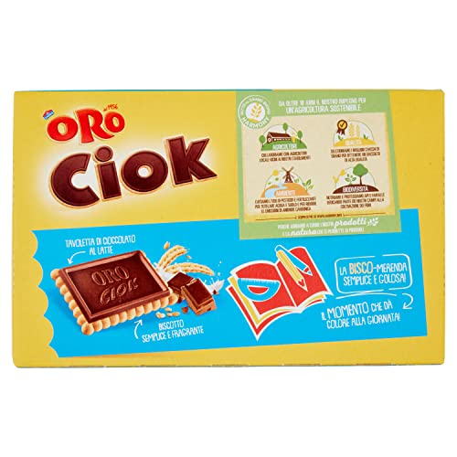 Oro Ciok Tableta de Chocolate con Leche, 10 x 25g Embalaje Deteriorado Online Hot Sale