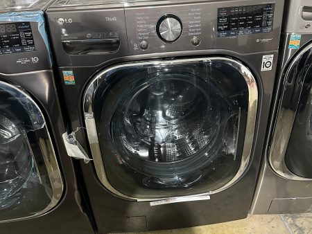 GREAT NEW BLACK STEEL LG WASHER - WAS11748S WM4500HBA For Sale